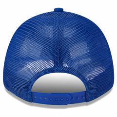 New Era - Philadelphia 76ers Plate Oversized Patch Trucker 9FORTY Adjustable Hat - Royal