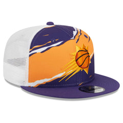 New Era - Phoenix Suns Tear Trucker 9FIFTY Adjustable Hat - Purple/White