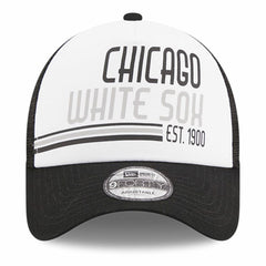 Chicago White Sox New Era Stacked A-Frame Trucker 9FORTY Adjustable Hat Near Me
