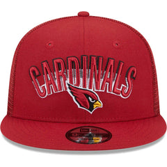 Arizona Cardinals New Era Grade Trucker 9FIFTY Snapback Hat Cardinal - NFL