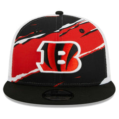 Cincinnati Bengals New Era Tear Trucker 9FIFTY Snapback Hat Black - NFL
