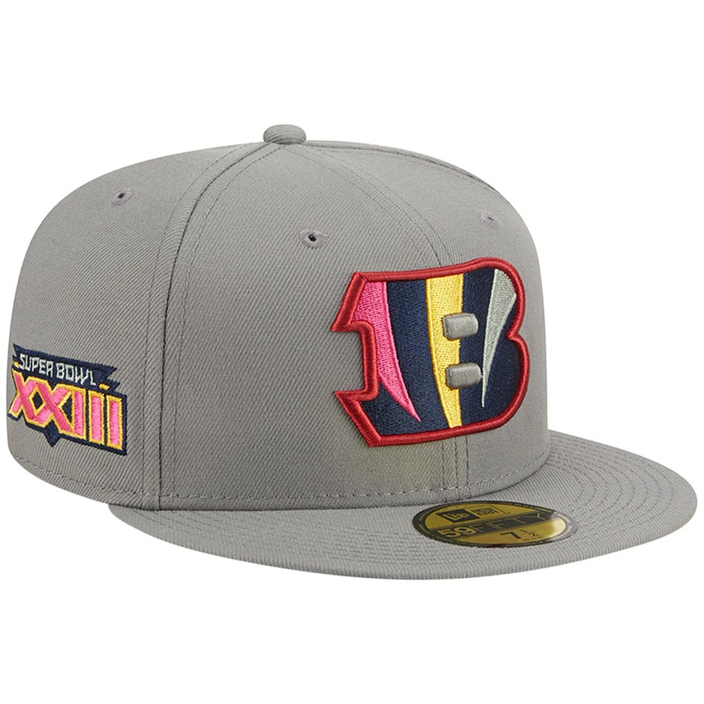 Cincinnati Bengals New Era Color Pack 59FIFTY Fitted Hat Gray - NFL