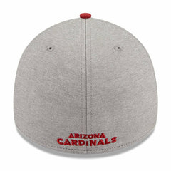 Arizona Cardinals New Era Striped 39THIRTY Flex Hat Heather Gray/Cardinal - NFL