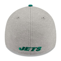 New York Jets New Era Striped 39THIRTY Flex Hat Heather Gray/Green - NFL