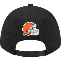 Cleveland Browns New Era Top Visor 9FORTY Adjustable Hat Black - NFL