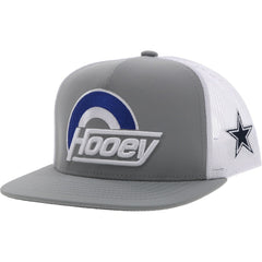 Dallas Cowboys HOOey Youth Logo Trucker Snapback Hat Silver/White - NFL
