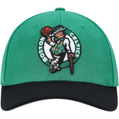 Mitchell & Ness - Boston Celtics MVP Team Two-Tone 2.0 Stretch-Snapback Hat - Kelly Green/Black