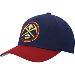 Mitchell & Ness - Denver Nuggets MVP Team Two-Tone 2.0 Stretch-Snapback Hat - Navy/Red