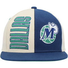Mitchell & Ness - Dallas Mavericks Hardwood Classics Pop Snapback Hat - Cream