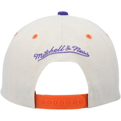 Mitchell & Ness - Phoenix Suns Hardwood Classics Pop Snapback Hat - Cream/Purple