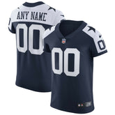 Dallas Cowboys Alternate Vapor Elite Custom Jersey Navy - Nike