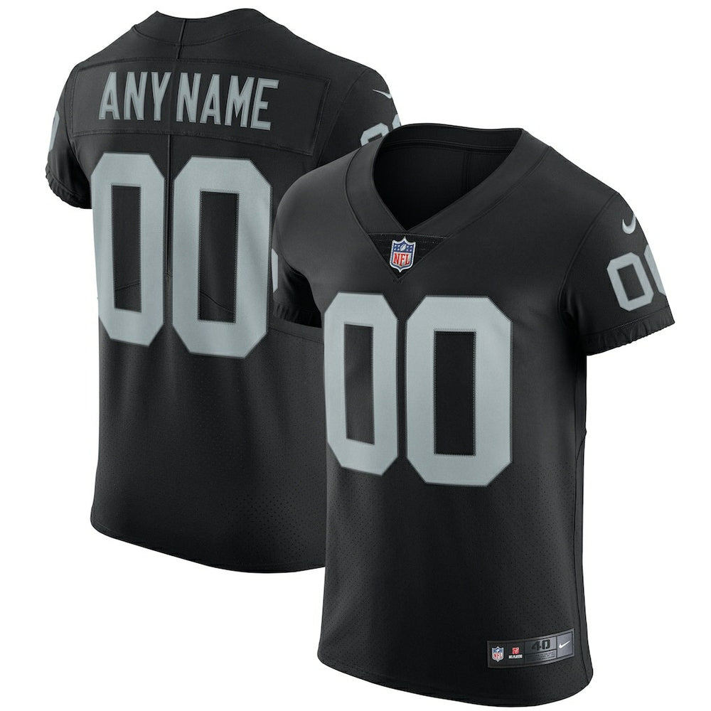 Las Vegas Raiders Vapor Untouchable Custom Elite Jersey Black - Nike