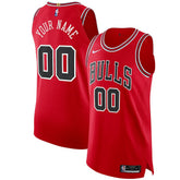 Nike - Chicago Bulls Authentic Custom Jersey Red - Icon Edition