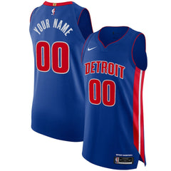 Nike - Detroit Pistons Authentic Custom Jersey Blue - Icon Edition