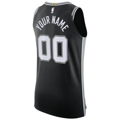 Nike - San Antonio Spurs Authentic Custom Jersey Black - Icon Edition