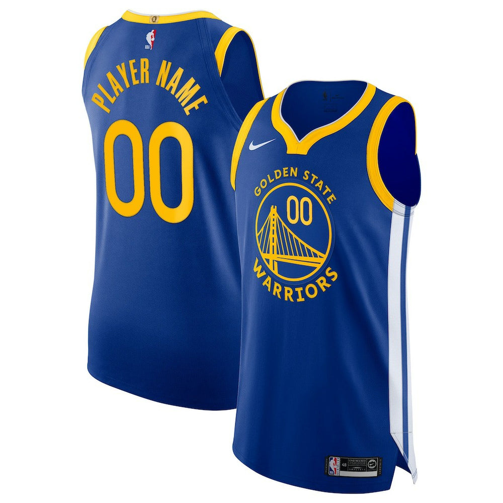 Nike - Golden State Warriors 2020/21 Authentic Custom Jersey Blue - Icon Edition