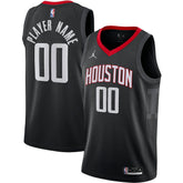 NBA - Houston Rockets Jordan Brand Swingman Custom Jersey - Statement Edition - Black