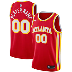 Nike - Atlanta Hawks 2020/21 Swingman Custom Jersey - Icon Edition - Red