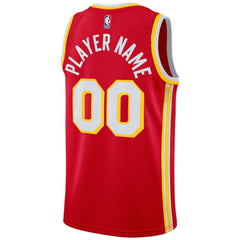 Nike - Atlanta Hawks 2020/21 Swingman Custom Jersey - Icon Edition - Red