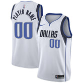 Nike - Dallas Mavericks 2020/21 Swingman Custom Jersey - Association Editi- White