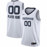 Nike - Memphis Grizzlies 2020/21 Swingman Custom Jersey - Association Edition - White