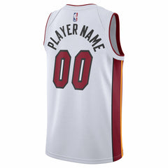 Nike - Miami Heat 2020/21 Swingman Custom Jersey - Association Edition - White