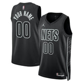 NBA - Brooklyn Nets Jordan Brand Unisex 2022/23 Swingman Custom Jersey - Statement Edition - Black