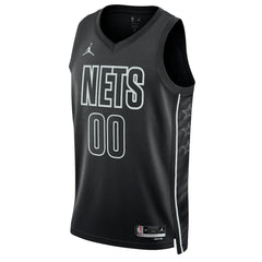 NBA - Brooklyn Nets Jordan Brand Unisex 2022/23 Swingman Custom Jersey - Statement Edition - Black