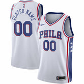 Nike - Philadelphia 76ers 2020/21 Swingman Custom Jersey - Association Edition - White