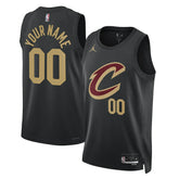 NBA - Cleveland Cavaliers Jordan Brand Unisex 2022/23 Swingman Custom Jersey - Statement Editi- Black