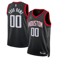 NBA - Houston Rockets Jordan Brand Unisex 2022/23 Swingman Custom Jersey - Statement Edition - Black