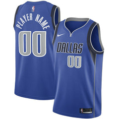 Nike - Dallas Mavericks 2020/21 Swingman Custom Jersey - Icon Editi- Blue