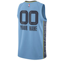 NBA - Memphis Grizzlies Jordan Brand Unisex 2022/23 Swingman Custom Jersey - Statement Edition - Blue