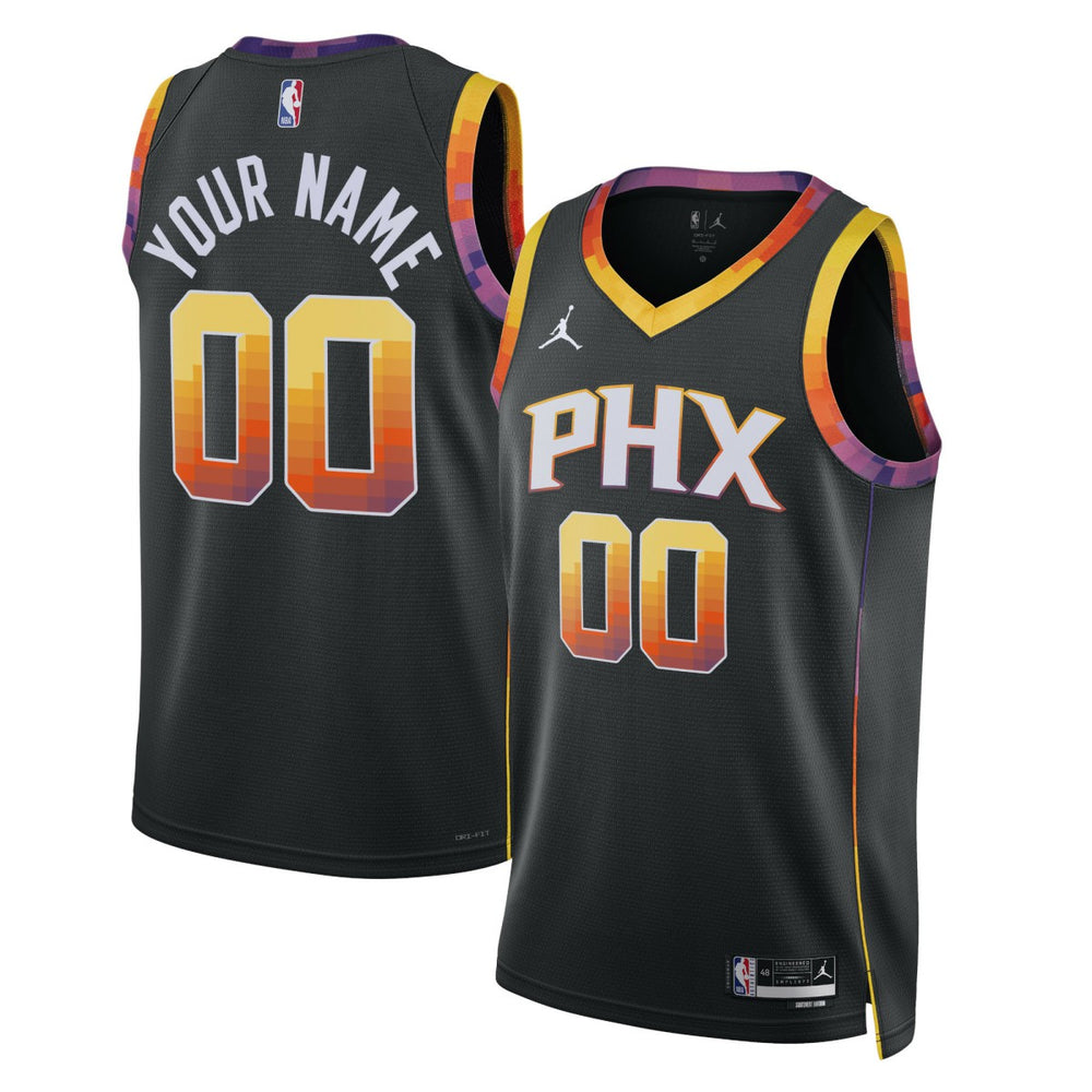 NBA - Phoenix Suns Jordan Brand Unisex 2022/23 Swingman Custom Jersey - Statement Edition - Black