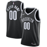 Nike - Brooklyn Nets Swingman Custom Jersey Black - Icon Edition