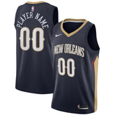 Nike - New Orleans Pelicans Swingman Custom Jersey Navy - Icon Edition