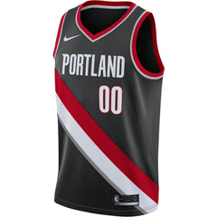 Nike - Portland Trail Blazers Swingman Custom Jersey Black - Icon Edition