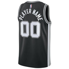 Nike - San Antonio Spurs Swingman Custom Jersey Black - Icon Edition