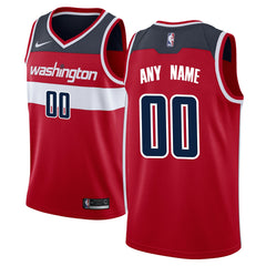 Nike - Washington Wizards Swingman Custom Jersey Red - Icon Edition