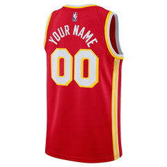 Nike - Atlanta Hawks Unisex Swingman Custom Jersey Red - Icon Edition
