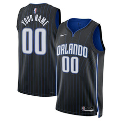 Nike - Orlando Magic Unisex Swingman Custom Jersey Black - Icon Edition