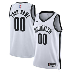 Nike - Brooklyn Nets Unisex Swingman Custom Jersey White - Association Edition
