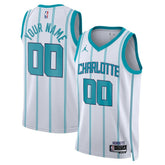 NBA - Charlotte Hornets Jordan Brand Unisex Swingman Custom Jersey White - Association Edition