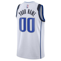 Nike - Dallas Mavericks Unisex Swingman Custom Jersey White - Association Edition