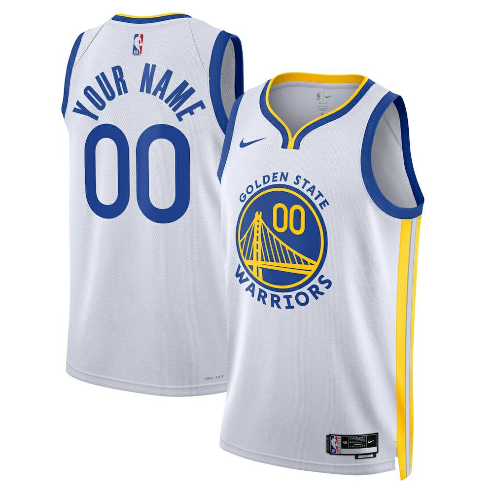 Nike - Golden State Warriors Unisex Swingman Custom Jersey White - Association Edition