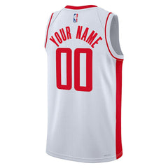 Nike - Houston Rockets Unisex Swingman Custom Jersey White - Association Edition