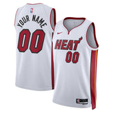 Nike - Miami Heat Unisex Swingman Custom Jersey White - Association Edition