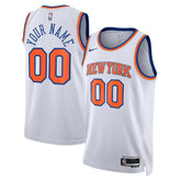 Nike - New York Knicks Unisex Swingman Custom Jersey White - Association Edition