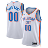 Nike - Oklahoma City Thunder Unisex Swingman Custom Jersey White - Association Edition