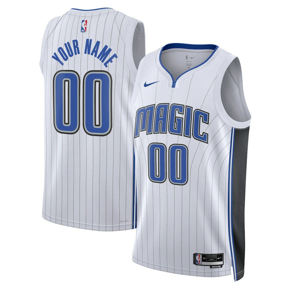 Nike - Orlando Magic Unisex Swingman Custom Jersey White - Association Edition